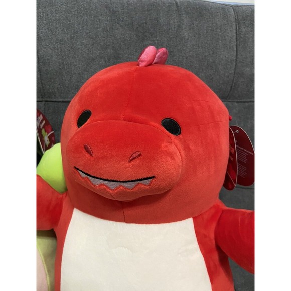 Squishmallows Hug Mees Duster Dinosaur and Desmund Dragon 18 Inch Bundle NEW - Picture 6 of 16